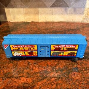 NABISCO BARNUM'S ANIMALS CRACKERS 85TH ANNIVERSARY BLUE REFRIGERATOR CAR.